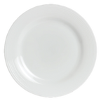 Thumbnail image #1 for Steelite International Rene Ozorio, Virtuoso 6305P603 Porcelain Buffet Plate, Round, Wide Rim, 9-1/2" Case of 2 Dozen
