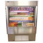 Thumbnail image #1 for RPI Industries Olympus SCAS60R-II TC SMART Vertical Open-Air Refrigerated Display Case, 3-Tier, 60"W x 78"H, Self-Contained Refrigeration