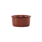 Thumbnail image #1 for Tuxton China Artisan GAR-752 Ceramic Ramekin, 2-1/2 oz., 3" Diameter x 1-1/2"H, Red Rock Case of 2 Dozen