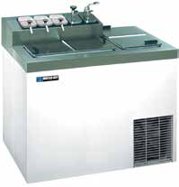 Product image #2 for Master-Bilt FLR-60 Ice Cream Topping Center with Flavorail, 5-Can Display / 7-Can Storage