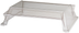 Thumbnail image #2 for Grill-Max Hot Dog Roller Grill Sneeze Guard for 36 x 20 Inch Grills, 2-Door Polycarbonate, Sloped Front