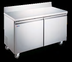 Thumbnail image #5 for Omcan 47-Inch Two-Section 2-Door Worktop Refrigerator with Backsplash, 11 Cu. Ft.