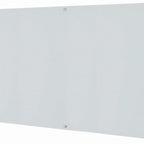 Thumbnail image #1 for AARCO Products 3WGBM4896 Magnetic Glass Markerboard, Clear Low-Iron Tempered Glass, 96W x 48H