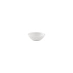 Thumbnail image #1 for Kadra Kitchenware Vikko Lightning VL-0567 Round White Thick Sauce Dish, 2.8" Case of 12