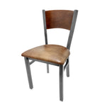 Thumbnail image #1 for Oak Street SL2150CCS-P Stackable Dining Chair with Solid Birch Plywood Back and Welded Steel Frame