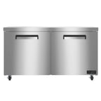 Thumbnail image #1 for Hoshizaki Valiance Series VUR60A Undercounter Reach-In Refrigerator, Two-Section, Solid Door, 15.37 cu. ft., 59-3/4"W