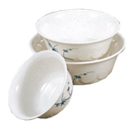 Thumbnail image #1 for Thunder Group Blue Bamboo 5285BB Scalloped Melamine Bowl, 53 oz., 8-1/4-Inch Round Case of 6 Dozen