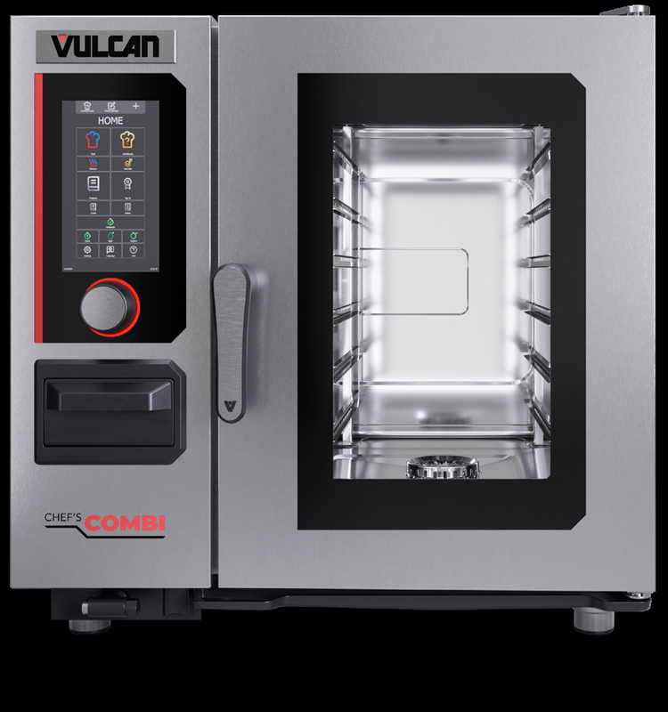 Product image #4 for Vulcan Chef'sCombi 61G Gas 6-Level Half-Size Steam Generator Combi Oven