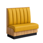 Thumbnail image #1 for ATSMFG ATS AT&S-AS-KR42-6CH GR6 Karender Standard Booth, single, 48" long x 42" high, 6-channel back, Upholstery and foam fitted over a computer-cut