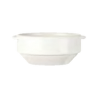 Thumbnail image #1 for Libbey Slenda 905356431 15 oz Porcelain Handled Soup Cup, Stackable, 2 Handles