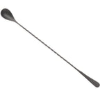 Thumbnail image #1 for Mercer Culinary Barfly M37204MBK Japanese-Style Bar Spoon, 13-3/16", Machined End, Twisted Stem, Matte Black Case of 12