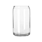 Thumbnail image #1 for Libbey Glass Can 209 Stemless Beer Can Glass, 16 oz., Partially Tempered Clear Glass