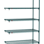 Thumbnail image #1 for Metro Super Erecta SA-2436K3-74-A5 Super Adjustable Super Erecta Wire Add-On Wire Shelving Unit, 36"W x 24"D x 74"H, 800 lb. capacity per shelf, 2000