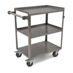 Thumbnail image #1 for Eagle Group UC-311 3-Tier Stainless Steel Utility Cart, 500 lb Capacity, 16-3/4"W x 29-5/8"D x 32"H