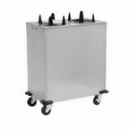 Thumbnail image #1 for Lakeside Manufacturing EASY-GLIDE V5210 Mobile Unheated Dish Dispenser, 2 Self-Leveling Compartments, Oval Platters
