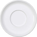 Thumbnail image #1 for Libbey Edge by Bauscher 676690912000000 Porcelain Saucer, Round, 5-1/8" Diameter x 4/5"H