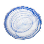 Thumbnail image #1 for Mikasa Hospitality (Lifetime Brands, Inc.) Ardacam 2046-64 Round Blue and White Glass Plate, 12-3/4" Case of 12