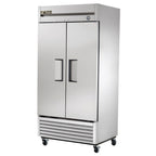Thumbnail image #1 for True Mfg. - General Foodservice T-35F-FLX-HC Two-Section Convertible Refrigerator/Freezer, -10°F, Solid Stainless Steel Doors