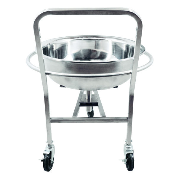 Product image #6 for Stainless Steel Roto Cart with 3 Welded Wheels and 2 Braked Wheels