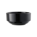 Thumbnail image #1 for Libbey Porcelana Black 113664 Round Porcelain Pasta Bowl, 10.5 oz