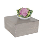 Thumbnail image #2 for Cal-Mil Aspen 432-6-110 Buffet Riser, 12" x 12" x 6"H, Square, Gray-Washed Pine Wood