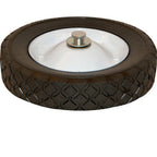 Thumbnail image #1 for AllPoints Foodservice Parts & Supplies 2271118 Commercial Cart Wheel, 8" OD x 1-11/16"W, with Bolt & Washer