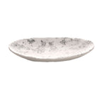 Thumbnail image #2 for G.E.T. Endure 15005083006 Oval Melamine Plate, Pebble Gray, Medium Rim, 10-1/4" x 6-1/10" Case of 12