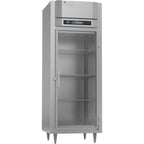 Thumbnail image #1 for Victory Refrigeration UltraSpec™ RS-1D-S1-EW-G-HC One-Section Reach-In Refrigerator, Wide Hinged Glass Door, Stainless Steel, Self-Contained