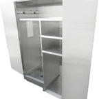 Thumbnail image #1 for IMC/Teddy CMSC-RF Combination Mop Sink & Storage Cabinet with Enclosed Fan Assembly, Stainless Steel, 46-1/2"W x 30"D x 84"H