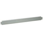 Thumbnail image #1 for AllPoints Foodservice Parts & Supplies 8409072 Stainless Steel Food Bar Adapter, 25" x 1" x 1/2"