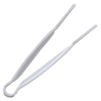 Thumbnail image #1 for Thunder Group PLFTG006WH Serving Tongs, 6-inch Flat Grip, White Polycarbonate Case of 120