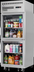 Thumbnail image #5 for Everest Refrigeration Upright Reach-In Refrigerator with 2 Half Glass Doors, 23 Cu. Ft., Top-Mounted, Stainless Steel
