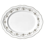 Thumbnail image #1 for Steelite International Folio, Porcelain 62531FP817 Porcelain Oval Platter, Adelina Giselle Slate, 13" x 10.5" x 1" 1 Dozen