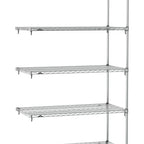 Thumbnail image #1 for Metro Super Erecta SA-2130C-86-A5 Super Adjustable Wire Add-On Shelving Unit, 30"W x 21"D x 86"H, 800 lb. capacity per shelf, 2000 lb. capacity per