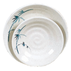 Thumbnail image #1 for Thunder Group Blue Bamboo 1365BB Round Melamine Soup Plate, 6-1/2" Diameter Case of 12 Dozen