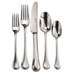 Thumbnail image #2 for 1880 Hospitality Puccini by Oneida® V030FDIF Silver-Plated European Table Fork, 8", Tear-Shaped Handle, High Polish Pack of 1 Dozen