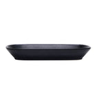 Thumbnail image #1 for Vertex China Elements E-R16-O Rectangular China Pasta Bowl, 12 oz, 10", Onyx Matte Black Case of 2 Dozen