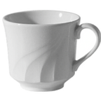Thumbnail image #1 for Tableware Solutions USA Everest by Continental 21CCEVE035 Tall White China Tea Cup, 7 oz Case of 24
