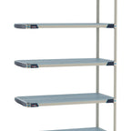 Thumbnail image #1 for Metro MetroMax i MX-2424G-86-A5 Add-On Polymer Shelving Unit, 5-Tier, Open Grid, 24"D x 24"W x 86"H