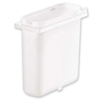 Thumbnail image #1 for Server Products 83181 Slim Fountain Jar, 1-1/2 qt, White Polypropylene, Shallow Notched