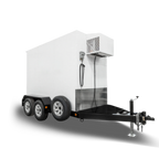 Thumbnail image #1 for Leer 4174541 Multi-Temperature Refrigerated Trailer Package, 148 cu. ft., 4' x 8', -4°F to +40°F