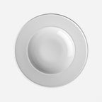 Thumbnail image #1 for Global Tableware Collective G. Benedikt GBEXL19271 Round White Porcelain Pasta Plate, 10.625 in, 14.75 oz