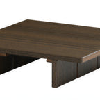 Thumbnail image #2 for Cal-Mil Vista 28601-3-140 Square HDPE Buffet Riser, 12 x 12 x 3"H, Mocha