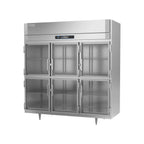 Thumbnail image #1 for Victory Refrigeration UltraSpec™ RSA-3D-S1-HG-HC Three-Section Reach-In Refrigerator, 68.34 cu. ft., Glass Half-Hinged Doors, Stainless Steel