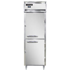 Thumbnail image #1 for Continental Refrigerator Designer Line D1RNSAHD One-Section Reach-In Refrigerator, Half-Height Solid Doors, Self-Contained, Stainless Steel Exterior