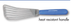 Thumbnail image #2 for Dexter Russell Sani-Safe 6-1/2 Inch Slotted Fish Turner with Blue Polypropylene Handle