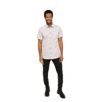 Thumbnail image #1 for Chef Works Havana SHC01-TAU-XL Short-Sleeve Cook Shirt, Snap Front, Poly/Cotton, Taupe, XL