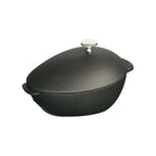 Thumbnail image #2 for Zwilling J.A. Henckels Staub® 1004071 Mussel Pot, 2 qt., enameled cast iron, with lid, black matte