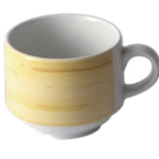 Thumbnail image #1 for Tableware Solutions USA Kalahari by Continental 51CCKAL035 Stackable Scratch-Resistant China Coffee Cup, 7.5 oz Case of 24