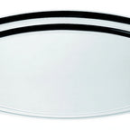 Thumbnail image #1 for Cardinal FP520 Oval 18/10 Stainless Steel Platter, 19.7" x 13.8" Case of 6